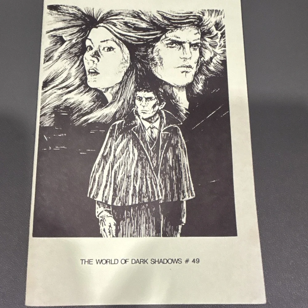 Dark Shadows The World of Dark Shadows #49 Artist Card Black & White Paper